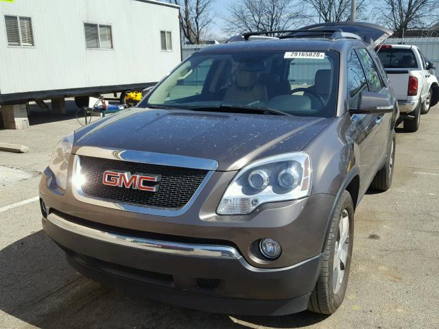1GKKVRED3BJ227498 - 2011 GMC ACADIA SLT ყავისფერი ფოტო 2