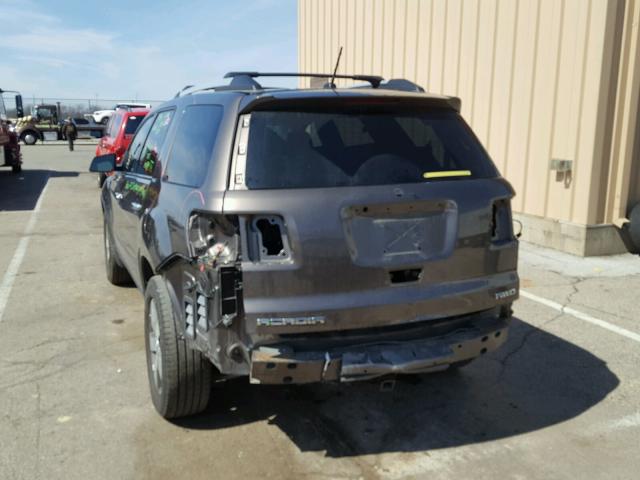 1GKKVRED3BJ227498 - 2011 GMC ACADIA SLT ყავისფერი ფოტო 3