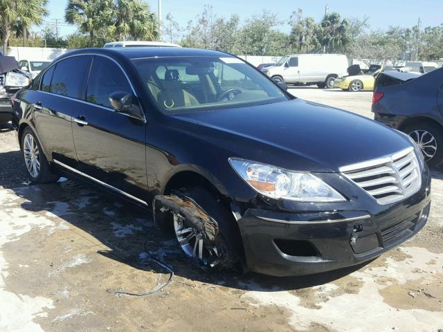 KMHGC4DF4BU125960 - 2011 HYUNDAI GENESIS 4. BLACK photo 1