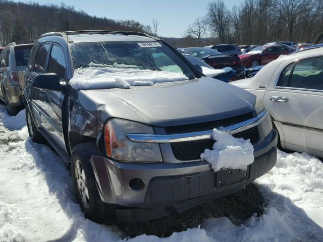 2CNDL13F456133305 - 2005 CHEVROLET EQUINOX LS GRAY photo 1