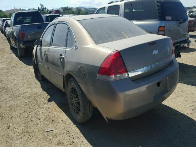 2G1WB58K779371706 - 2007 CHEVROLET IMPALA LS BEIGE photo 3