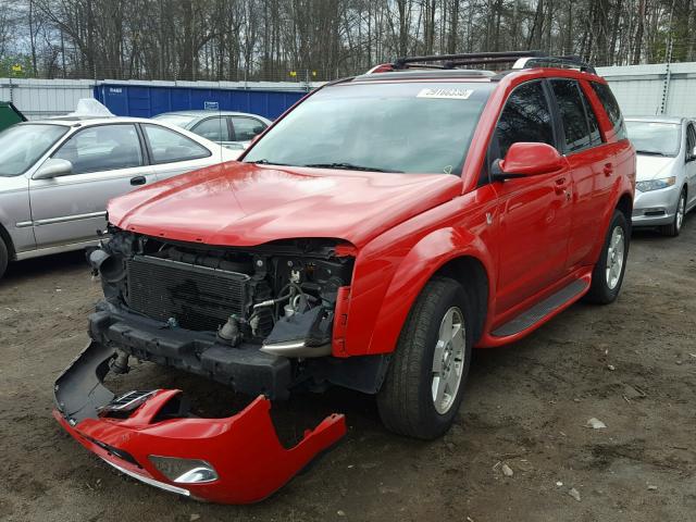 5GZCZ53497S856795 - 2007 SATURN VUE RED photo 2