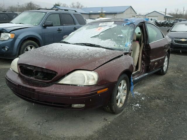 1MEFM55S31G608575 - 2001 MERCURY SABLE LS P BROWN photo 2