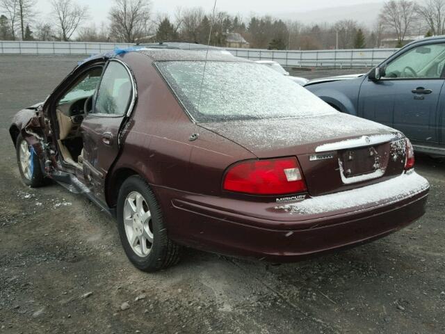 1MEFM55S31G608575 - 2001 MERCURY SABLE LS P BROWN photo 3