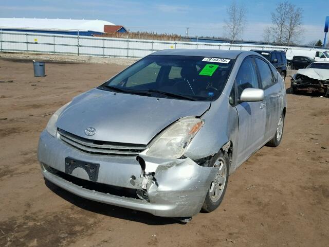 JTDKB22U553069495 - 2005 TOYOTA PRIUS SILVER photo 9