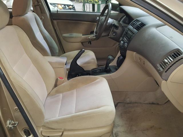 1HGCM56383A052413 - 2003 HONDA ACCORD LX GOLD photo 5