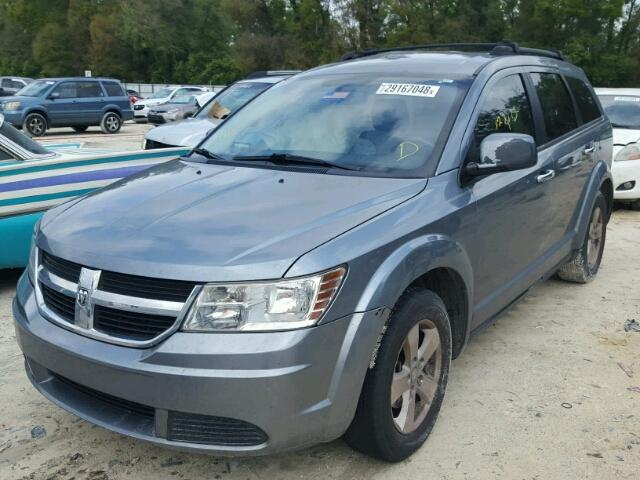 3D4GG57V39T208191 - 2009 DODGE JOURNEY SX GRAY photo 2