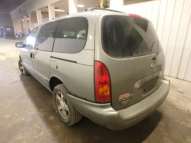 4N2XN11T9XD840311 - 1999 NISSAN QUEST SE GRAY photo 3