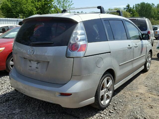 JM1CR293370132904 - 2007 MAZDA 5 GRAY photo 4