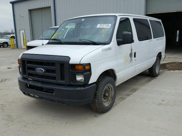 1FMNE3BL2EDA06037 - 2014 FORD ECONOLINE WHITE photo 2