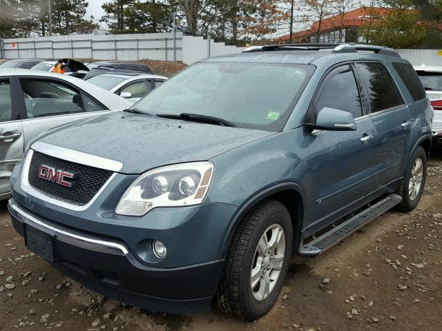 1GKEV33D59J201959 - 2009 GMC ACADIA SLT მწვანე ფოტო 2