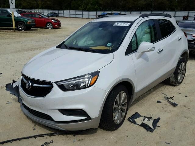 KL4CJASB9HB241841 - 2017 BUICK ENCORE PRE WHITE photo 2