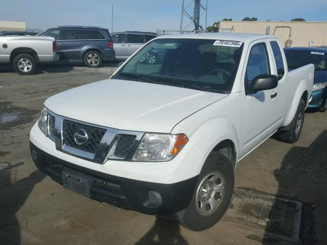 1N6BD0CT7EN731728 - 2014 NISSAN FRONTIER S WHITE photo 2