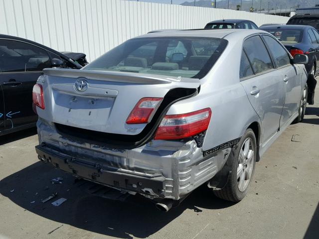4T1BE46K97U022765 - 2007 TOYOTA CAMRY NEW SILVER photo 4
