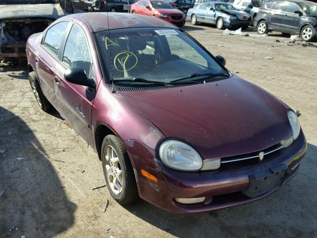 1P3ES46C7YD543763 - 2000 PLYMOUTH NEON BASE 紫色 照片 1