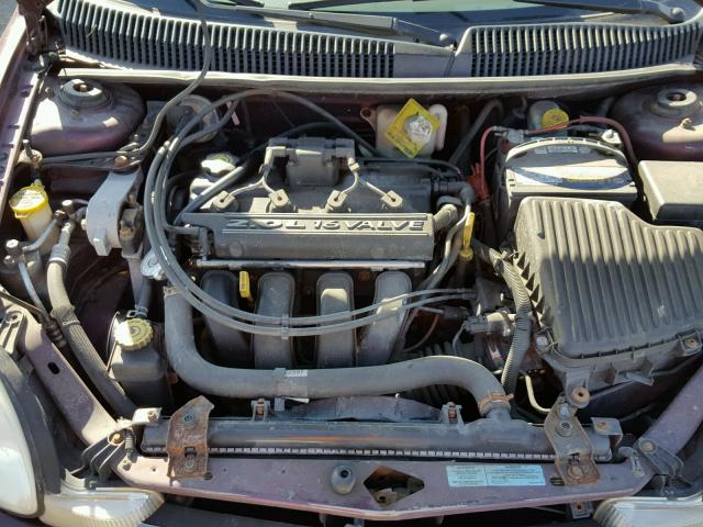 1P3ES46C7YD543763 - 2000 PLYMOUTH NEON BASE 紫色 照片 7