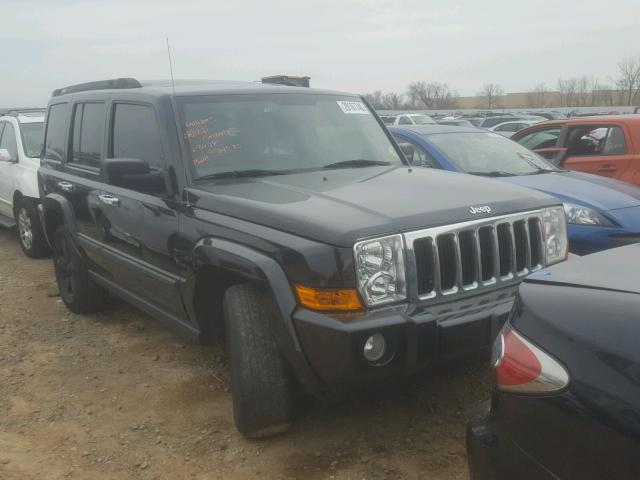 1J8HG48K08C248120 - 2008 JEEP COMMANDER BLACK photo 1