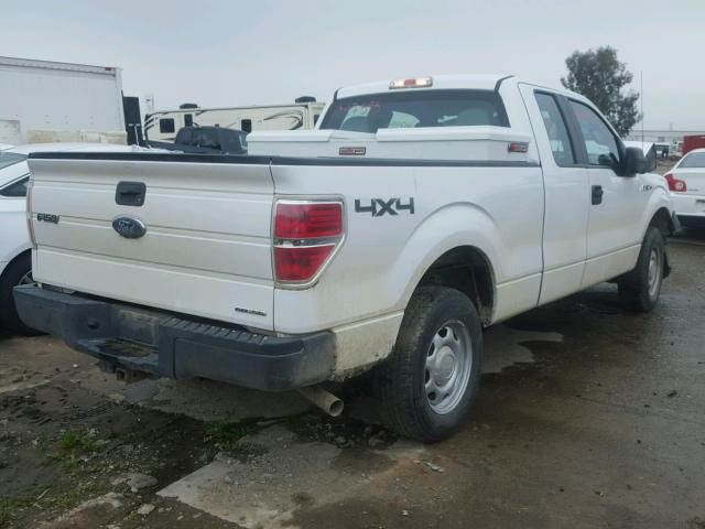 1FTEX1EM6EKE71567 - 2014 FORD F150 SUPER WHITE photo 4