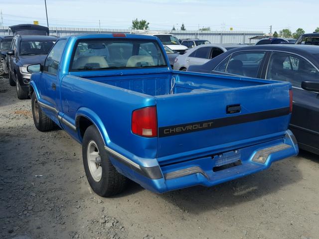 1GCCS144XS8241529 - 1995 CHEVROLET S TRUCK S1 BLUE photo 3