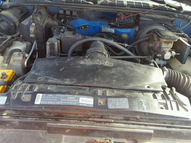 1GCCS144XS8241529 - 1995 CHEVROLET S TRUCK S1 BLUE photo 7