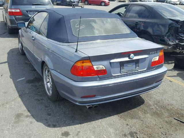 WBABS53401JU81746 - 2001 BMW 330 CI BLUE photo 3