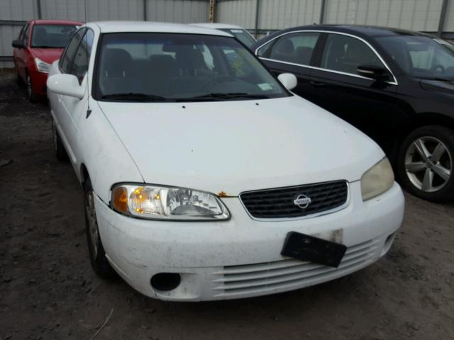 3N1CB51DX2L691150 - 2002 NISSAN SENTRA XE WHITE photo 1