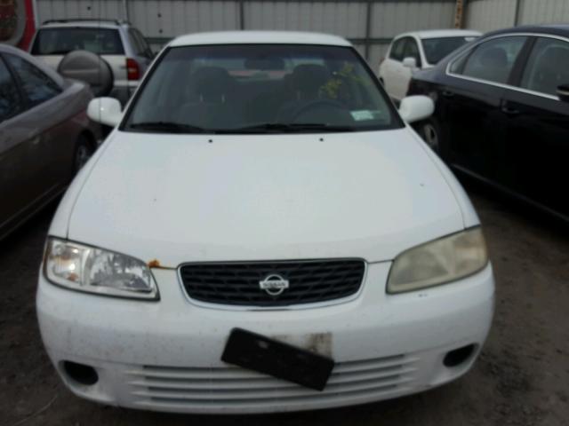 3N1CB51DX2L691150 - 2002 NISSAN SENTRA XE WHITE photo 9