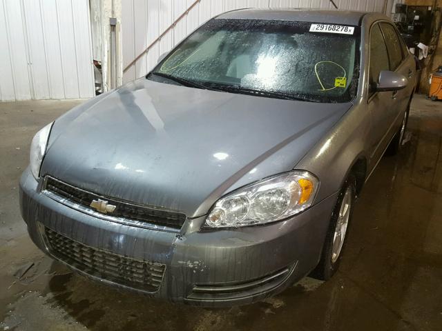 2G1WT55N781284058 - 2008 CHEVROLET IMPALA LT GRAY photo 2