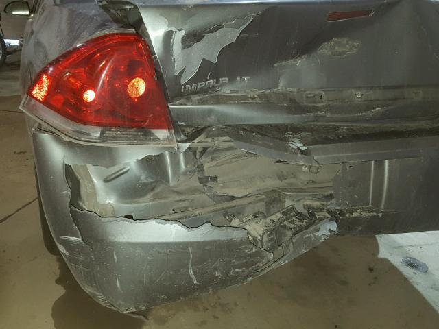 2G1WT55N781284058 - 2008 CHEVROLET IMPALA LT GRAY photo 9