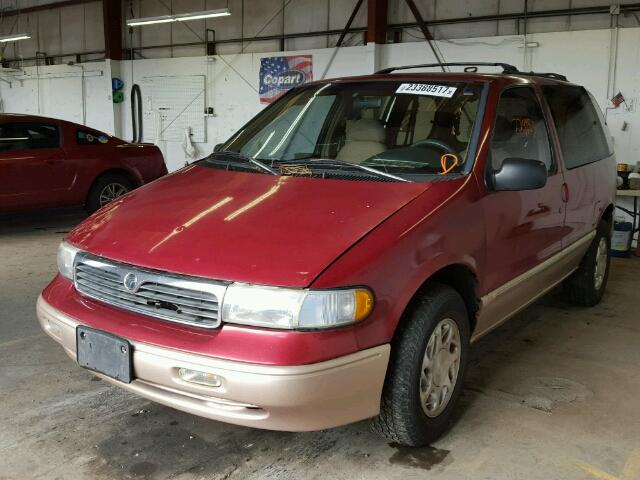 4M2DV11W3TDJ53717 - 1996 MERCURY VILLAGER MAROON photo 2