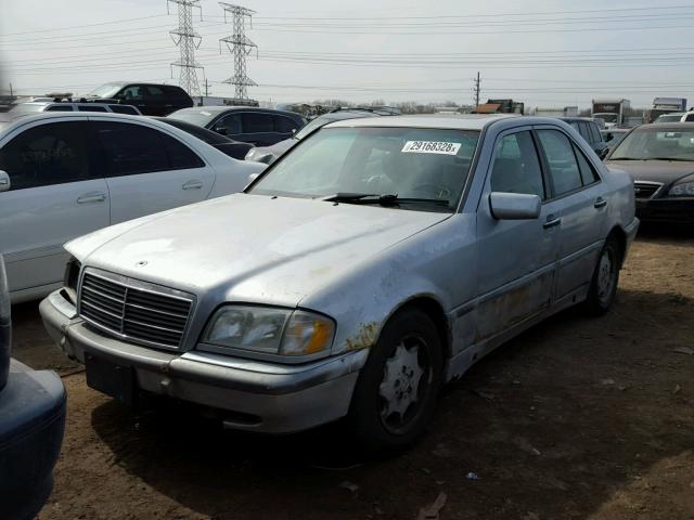 WDBHA24G8YA834637 - 2000 MERCEDES-BENZ C 230 SILVER photo 2