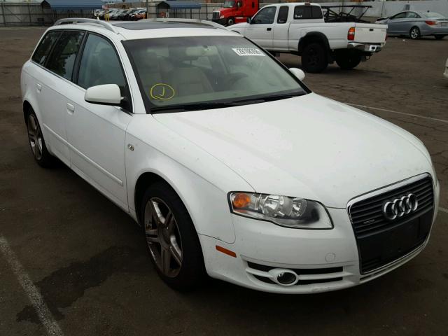 WAUKF78E57A047462 - 2007 AUDI A4 2.0T AV WHITE photo 1