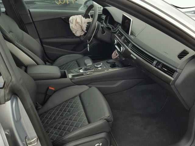 WAUC4CF54JA008018 - 2018 AUDI S5 PRESTIG SILVER photo 5