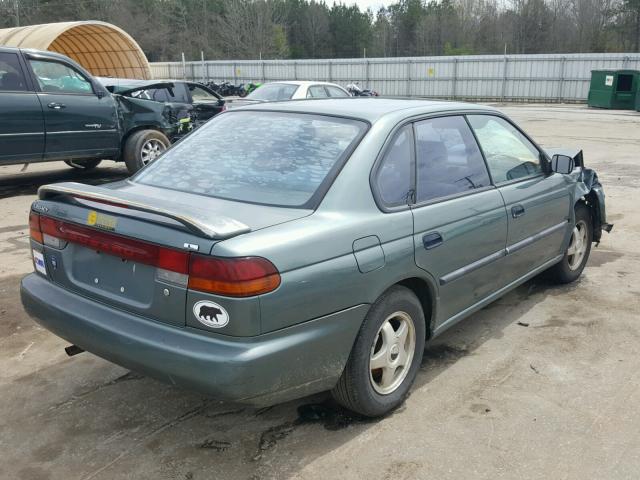 4S3BD4353T7212513 - 1996 SUBARU LEGACY L GREEN photo 4