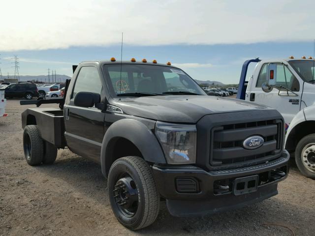 1FDUF4GY1BEB00838 - 2011 FORD F450 SUPER BLACK photo 1