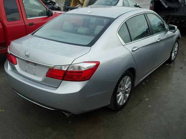 1HGCR2F87DA102635 - 2013 HONDA ACCORD EXL SILVER photo 4