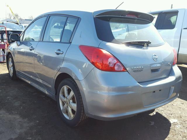 3N1BC1CP1AL375658 - 2010 NISSAN VERSA S GRAY photo 3