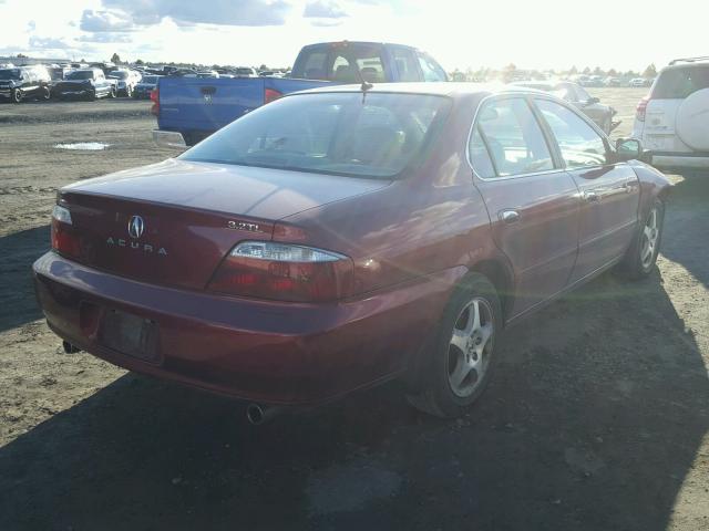 19UUA56793A043218 - 2003 ACURA 3.2TL MAROON photo 4