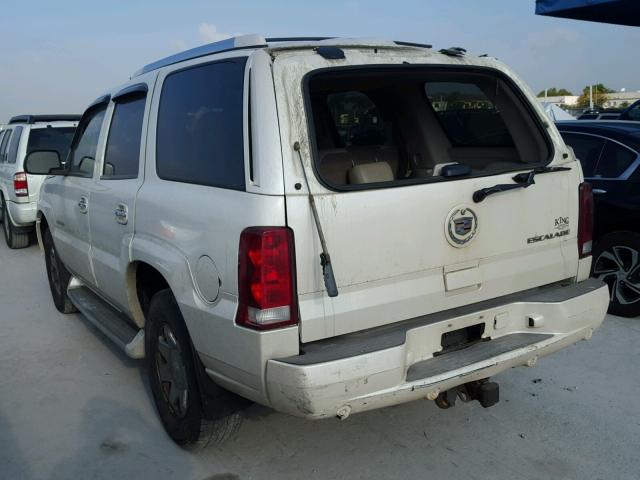 1GYEK63N85R253025 - 2005 CADILLAC ESCALADE L WHITE photo 3