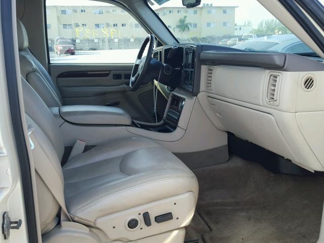 1GYEK63N85R253025 - 2005 CADILLAC ESCALADE L WHITE photo 5