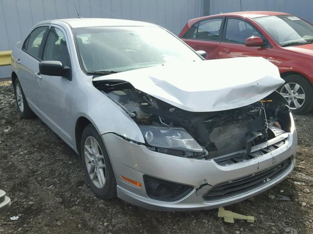 3FAHP0GA7CR176065 - 2012 FORD FUSION S SILVER photo 1