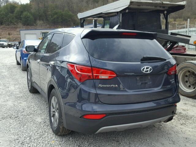 5XYZTDLB7GG353200 - 2016 HYUNDAI SANTA FE S CHARCOAL photo 3