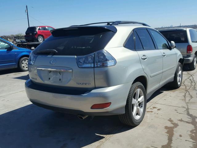 JTJGA31U540033772 - 2004 LEXUS RX 330 SILVER photo 4