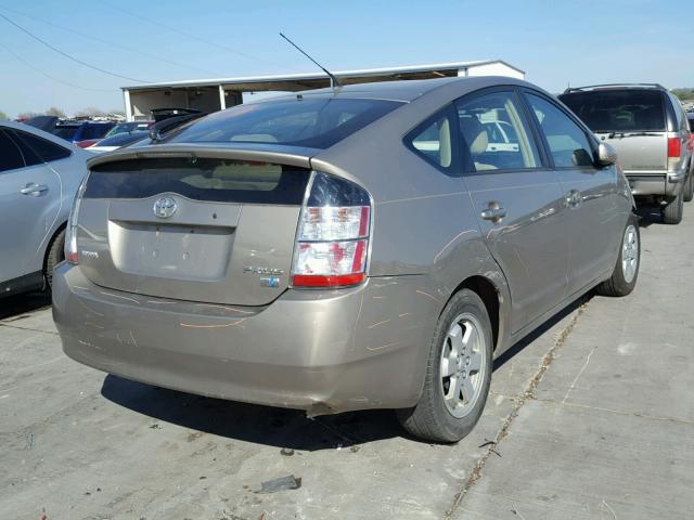 JTDKB22U653018880 - 2005 TOYOTA PRIUS GOLD photo 4