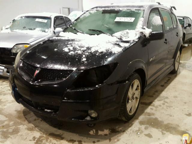 5Y2SN64L34Z440023 - 2004 PONTIAC VIBE GT BLACK photo 2