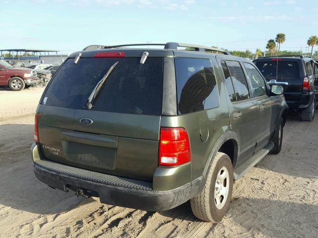 1FMZU63K63UC35538 - 2003 FORD EXPLORER X GREEN photo 4