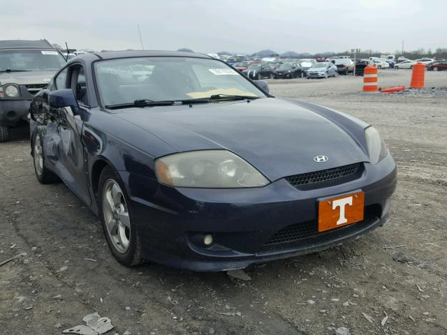 KMHHM65D96U210681 - 2006 HYUNDAI TIBURON GS BLUE photo 1