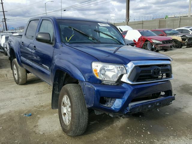 5TFLU4EN9FX121235 - 2015 TOYOTA TACOMA DOU BLUE photo 1