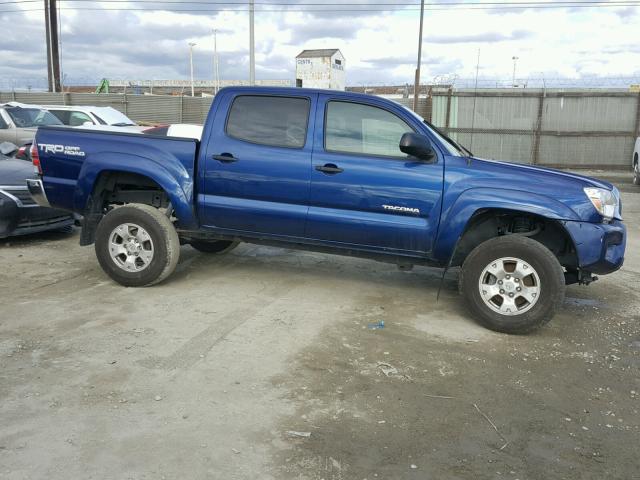 5TFLU4EN9FX121235 - 2015 TOYOTA TACOMA DOU BLUE photo 10