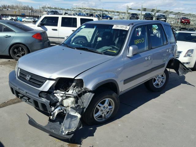 JHLRD186X1C014274 - 2001 HONDA CR-V EX SILVER photo 2